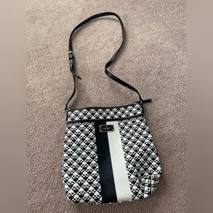 Kate Spade black and white crossbody(used- great condition)